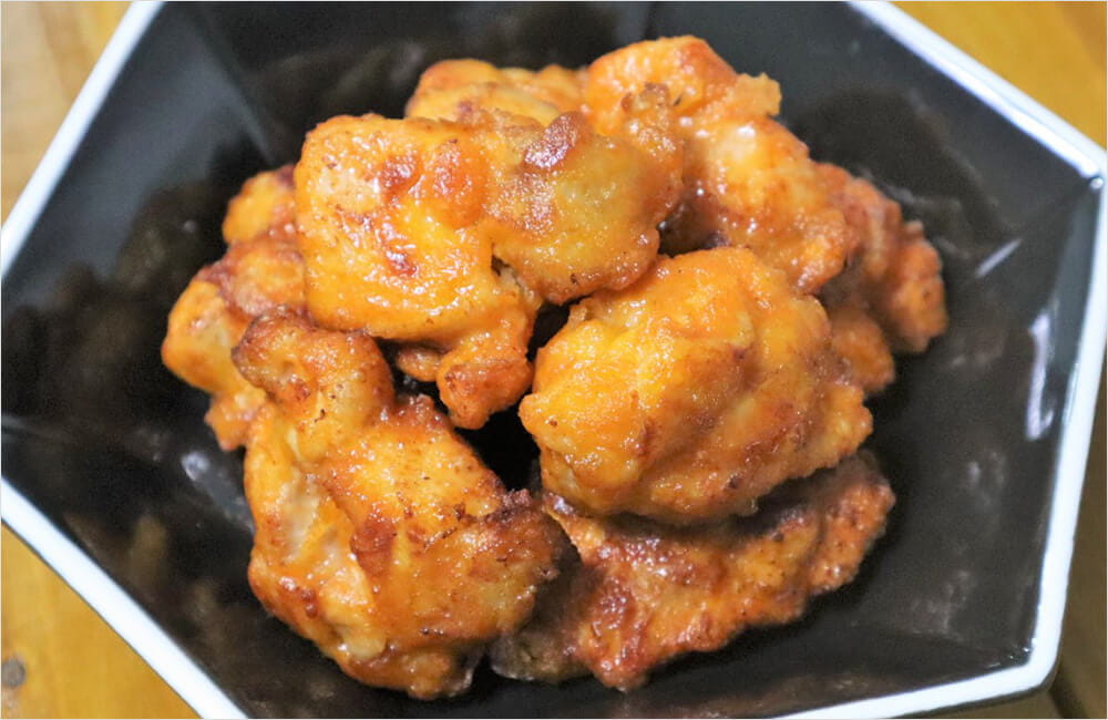 鶏肉の唐揚げ トマト風味